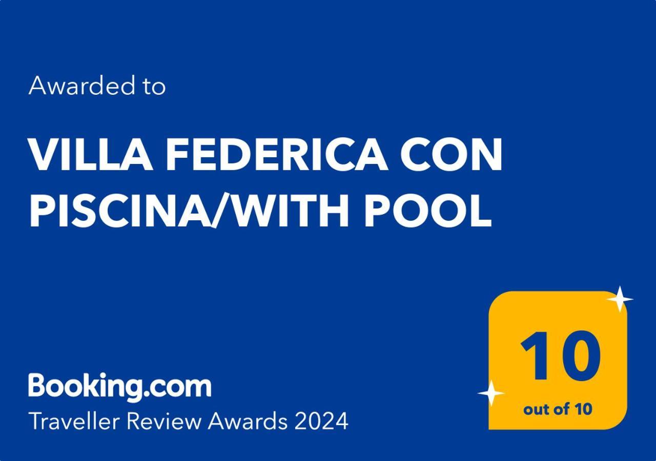 Villa Federica Con Piscina/With Pool Santa Maria Del Focallo Exterior foto